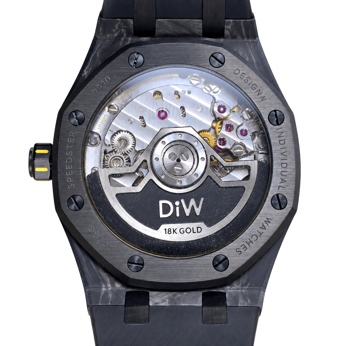 Audemars Piguet Royal Oak Carbon Forged Yellow Accent Watch
