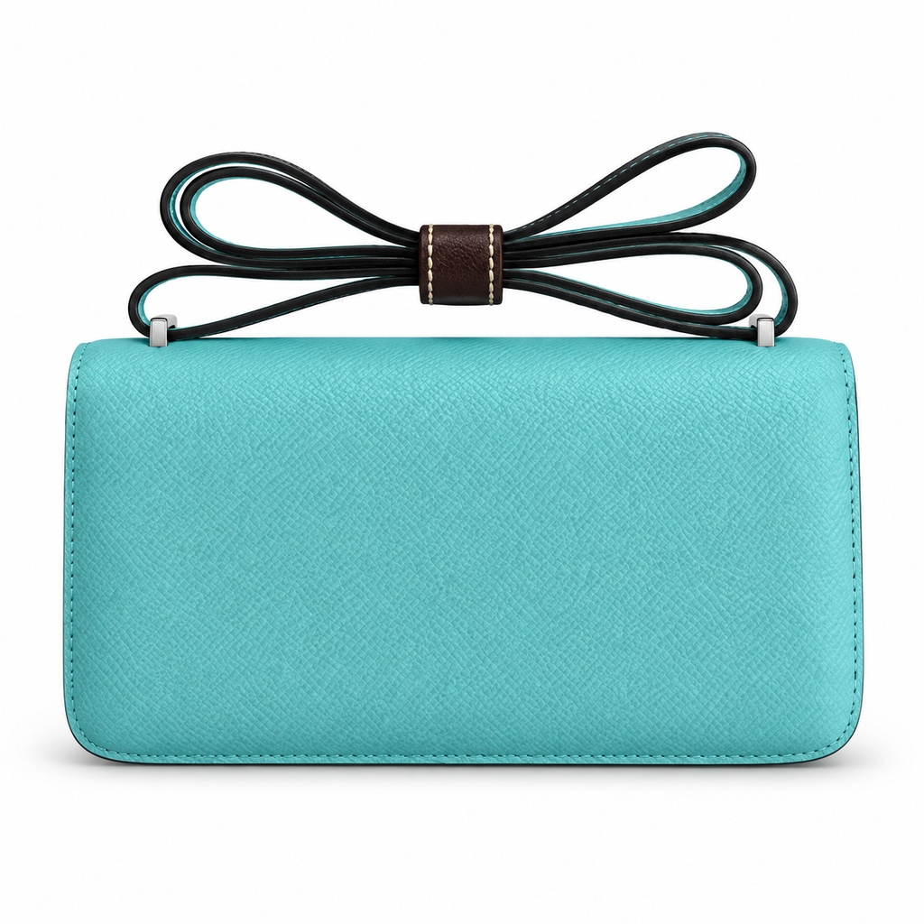 Hermès Lindy 26cm Crossbody Bag – Macaron Blue & Silver | Pastel Luxury Leather